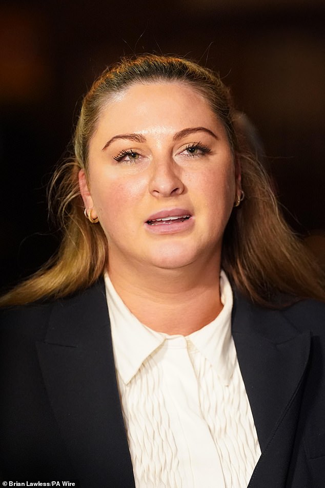 McGregor, 36, was accused of 'brutally raping and assaulting' Nikita Hand (above), 35, at a south Dublin hotel in December 2018