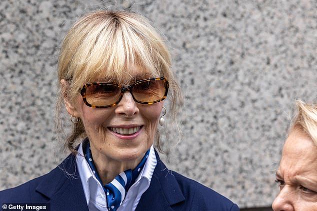 Trump has been accused of sexual assault by 26 women and was found liable for sexually assaulting E. Jean Carroll (pictured in September) in May 2023