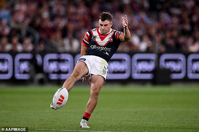 Sydney Roosters halfback Sandon Smith (pictured) will be sentenced on December 13 after pleading guilty to one count of negligent driving occasioning serious bodily harm