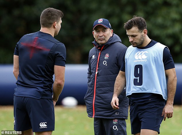 Danny Care (right) made a revelation about a culture of fear under Eddie Jones (middle)