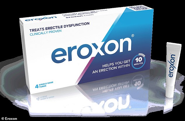 Eroxon is the first over-the-counter treatment for erectile dysfunction approved by the U.S. Food & Drug Administration.