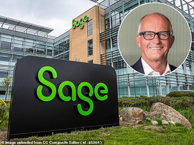 Strong performance: 'Sage has had another successful year,' says Steve Hare, CEO of Sage Group (above right)