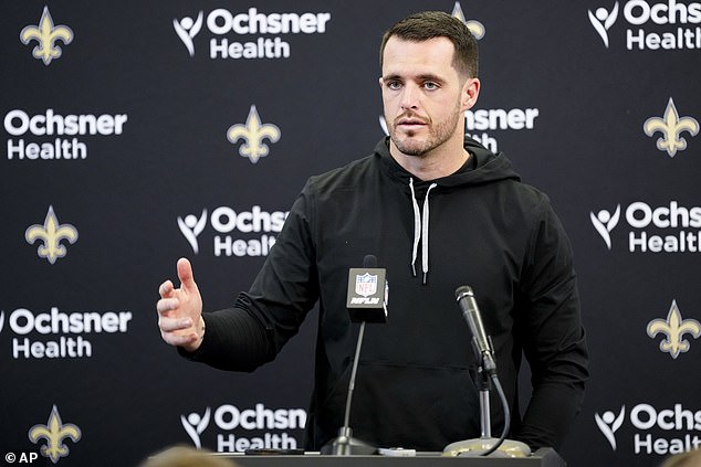 Saints quarterback Derek Carr responded to criticism from a former wide receiver of his