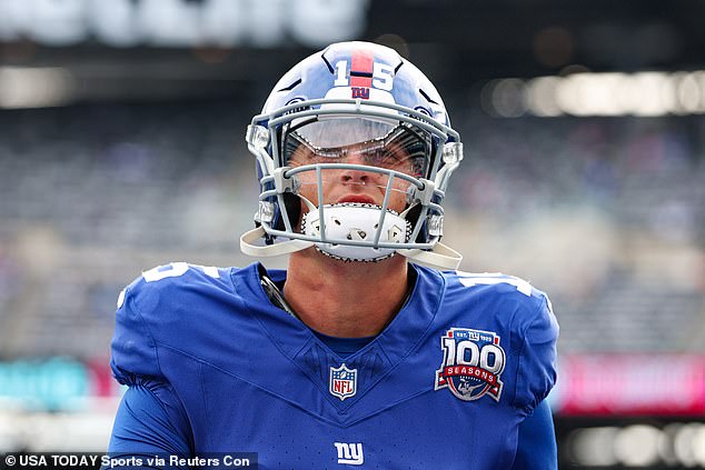 Tommy DeVito has had a terrible performance in his first game as the Giants' quarterback