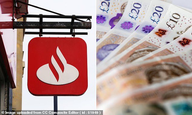 Cash carrot: Santander has launched a £150 switching bonus for new and existing customers