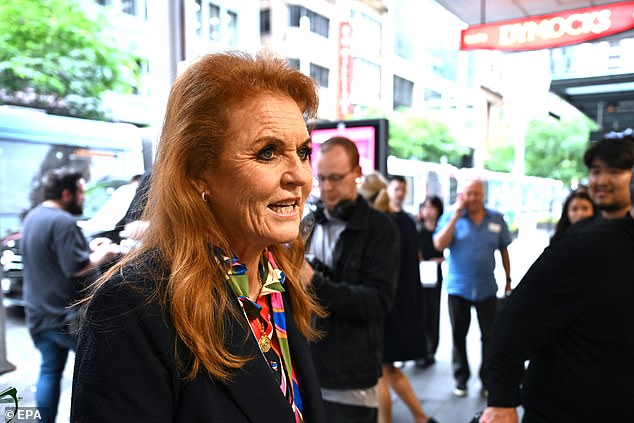 The Duchess of York, 65, was at Dymock's Bookstore to sign copies of her new book A Woman of Intrigue