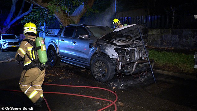 NSW Police launched a manhunt for two people following the vandalism