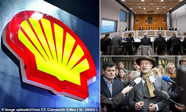 Decision: A Court of Appeal in The Hague has overturned a May 2021 ruling that required Shell to reduce its CO2 emissions by 45 percent compared to 2019 levels by 2030 (photo below right: Donald Pols, director of Milieudefensie )