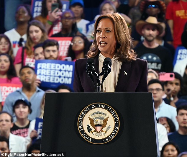 A new survey shows Kamala Harris has a three-point lead in Iowa