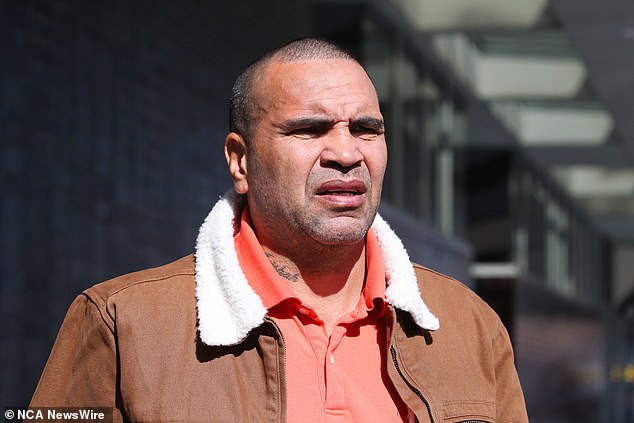 Anthony Mundine (pictured) has been found guilty of breaching Covid restrictions after a three-year trial