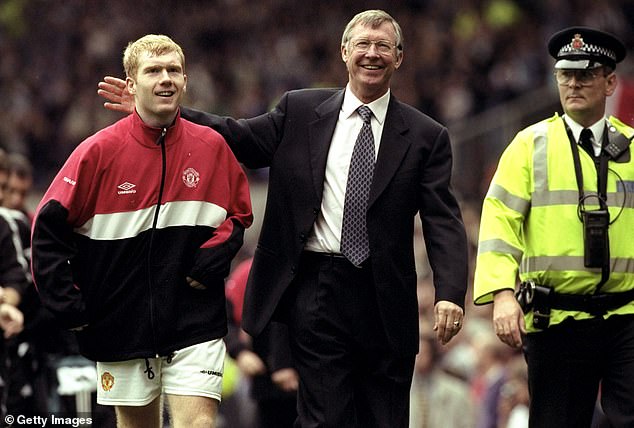 During his tenure, Ferguson helped transform players like Paul Scholes (left) into world-class players