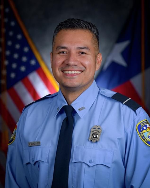 Marcelo Garcia, 42, of the Houston Fire Department was killed in the line of duty after he and his crew responded to a warehouse fire on Nov. 6 around 11 p.m.