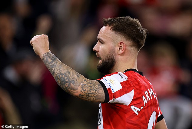 Adam Armstrong gave Southampton their first Premier League win of the season