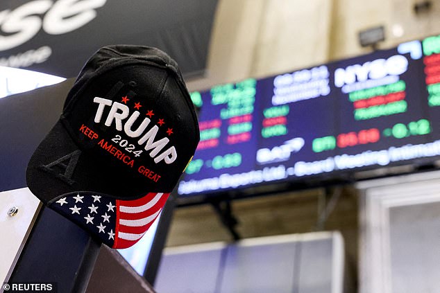 The stock market soared on news that Trump had won a second term