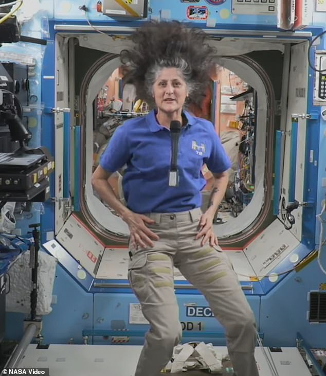 NASA astronaut Sunita Williams has broken her silence on fears her health has deteriorated since being stranded on the International Space Station (ISS).