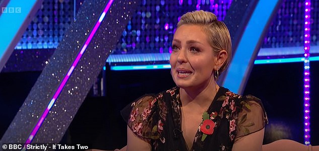 Strictly Come Dancing star Amy Dowden broke down in tears during an emotional performance on It Takes Two after being forced to withdraw from the BBC show following a foot injury