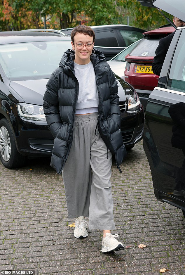 Lauren Oakley and other Strictly stars were in full force on Saturday as they headed to the studio ahead of the live match