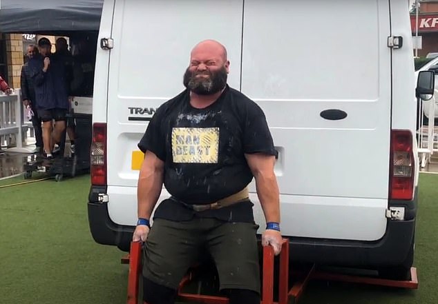 Six months after his crash, Scott Maw took the title of Yorkshire's Strongest Man, despite saying his injury problems continued