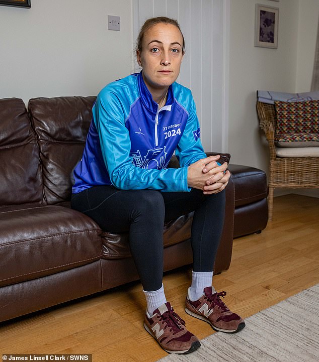 But paramedics, who were called to her home, wrongly told the former England footballer that the episode was caused by her fear of seeing the eight-legged creature.