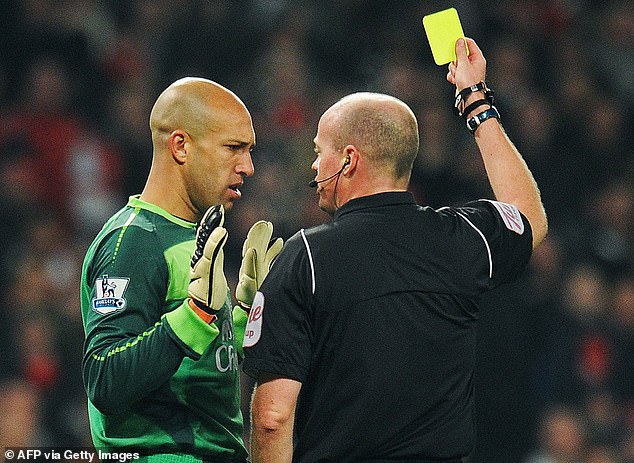 The goalkeeper has had to deal with Premier League referees week in, week out for thirteen years