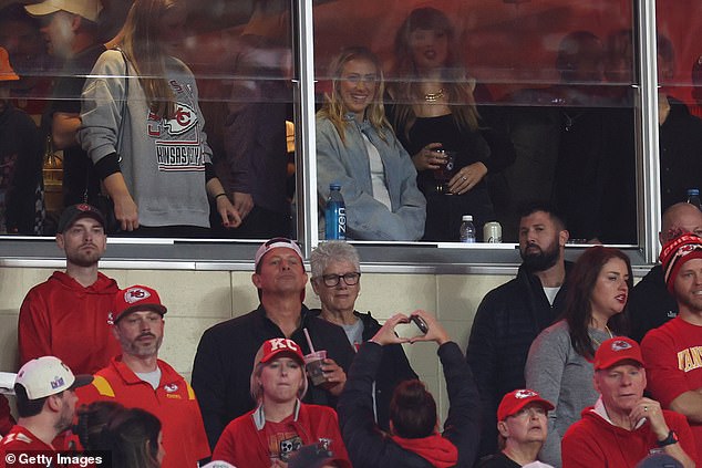 Taylor Swift and Brittany Mahomes put their political differences aside on Monday