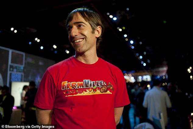 Pincus, who is worth an estimated $1.4 billion, founded the video game company Zynga, best known for the game Farmville (pictured in 2010).