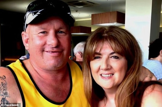 Trish Webster, 56, from Australia, died after giving herself an injection of Ozempic to lose weight before her daughter's wedding. She is pictured above with her husband Roy