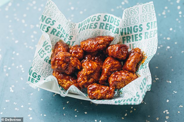 In Britain it seems the British love wings, with the eight-piece boneless from Wingstop in London taking the top spot