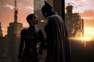 Batman and Selina Kyle team up in the Batman movie