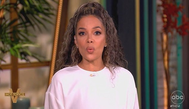 Sunny Hostin grimaced as she read two of the notes Friday as the panel discussed former Rep. Gaetz's bow to the attorney general nomination while dealing with sexual assault claims.