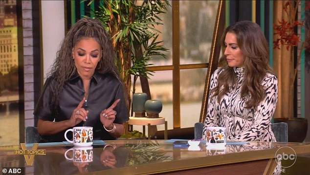 Sunny Hostin (left) and Alyssa Farah Griffin clashed while discussing the education system and school vouchers