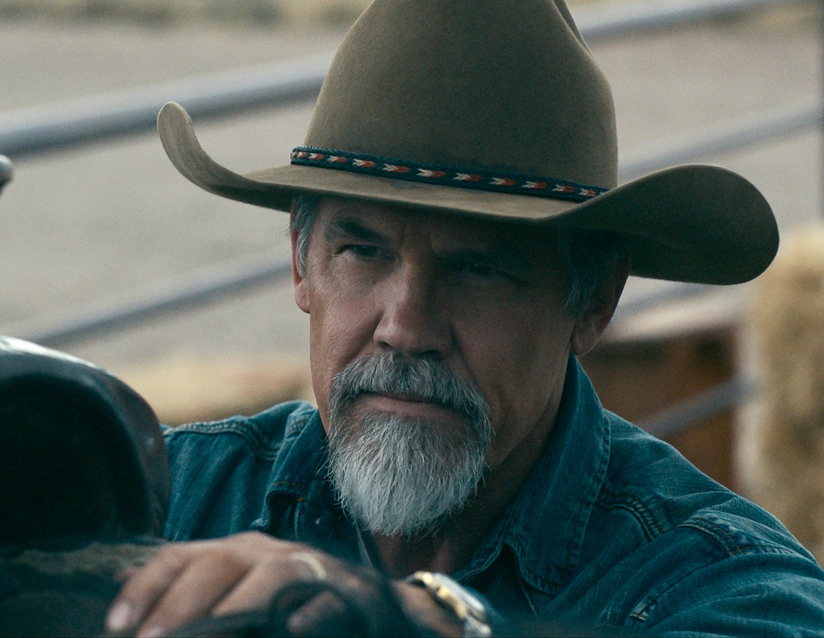 Josh Brolin wears a cowboy hat in Season 2 of Outer Range