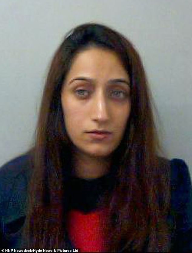 Anisah Ahmed (pictured), 37, was given a life sentence after staging her own kidnapping, rape and stabbing. Later the sentence was reduced to ten years, but she was released after four years