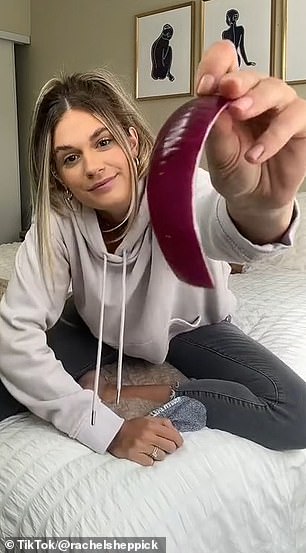 Rachel Sheppick, an influencer and mother from Arizona, shared a video in 2022 of herself placing a slice of red onion in her sock