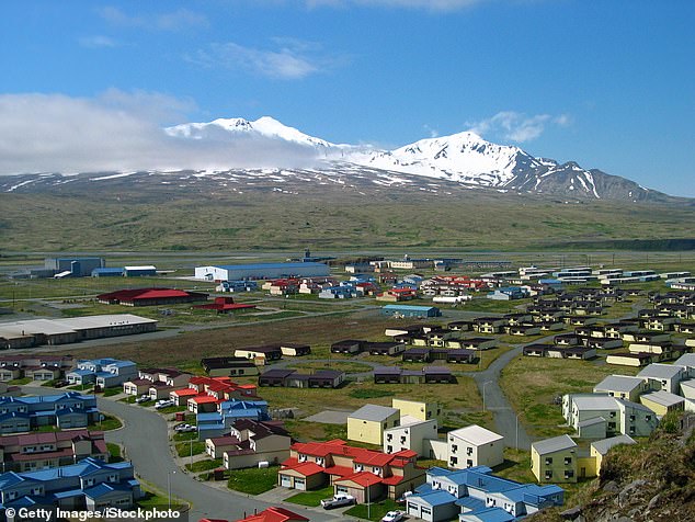 Adak Island (pictured) off the coast of Alaska will be home to the last American to vote in the 2024 presidential election