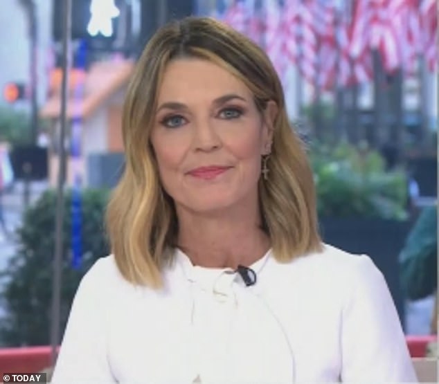 Savannah Guthrie returned to NBC Wednesday morning after around-the-clock election coverage