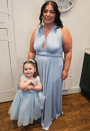 Paige Coneley, 27, a full-time mother from Poole thought her daughter Iyla-Mae (pictured before she became ill) was regularly experiencing vomit