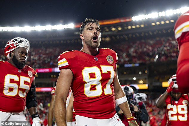 Travis Kelce has taken to social media to slam his 