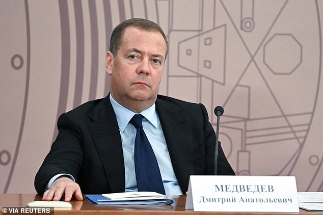 Sunday's chilling warning came from Putin's friend Dmitry Medvedev, former president of Russia and his country's longest-serving prime minister.