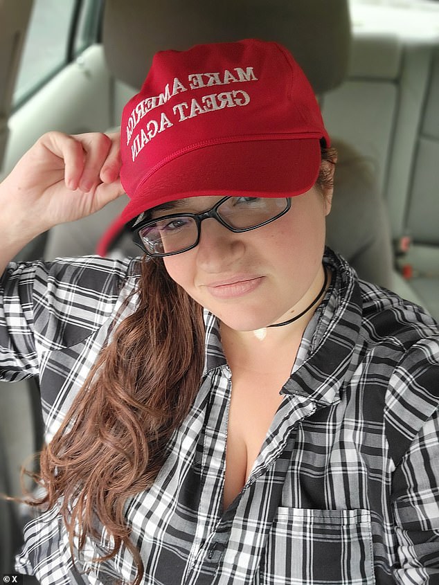 Michelle Gregoire claims she was 'attacked' Tuesday while trying to cast her vote in Battle Creek after refusing to remove her MAGA hat