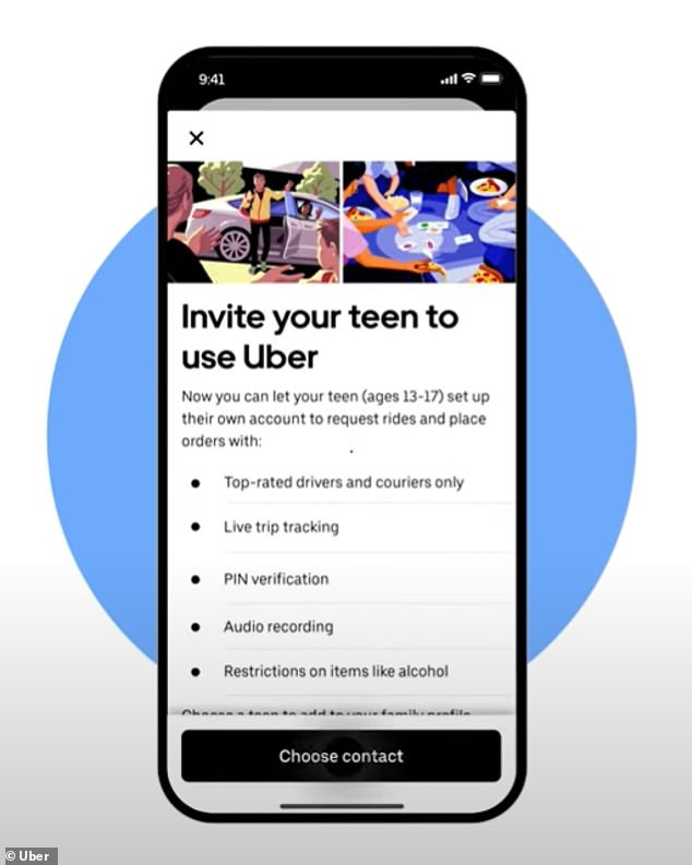 'Uber for Teens' is a new tool in Great Britain that allows children aged 13 and over to order rides independently