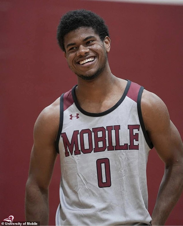 Kaiden Francis, a freshman on the University of Mobile basketball team, died Tuesday