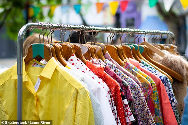 Dr. Primrose Freestone, senior lecturer in clinical microbiology at the University of Leicester, has warned that second-hand clothes are 'swimming in germs' (stock image)