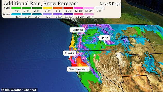 Storm impacts are expected to begin Tuesday afternoon and last throughout the week, possibly into the weekend