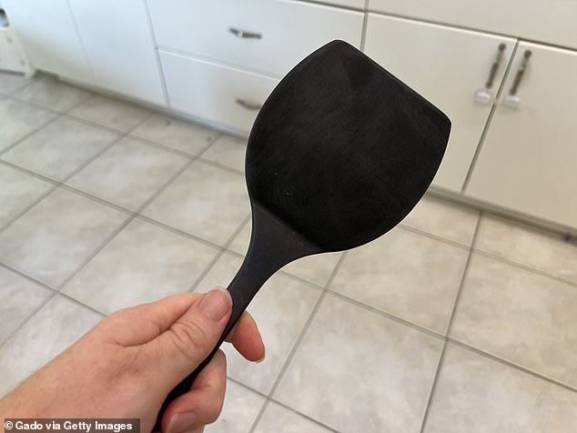 Black plastic spatulas contain chemicals usually found in exterior casings that protect the internal mechanisms of computers