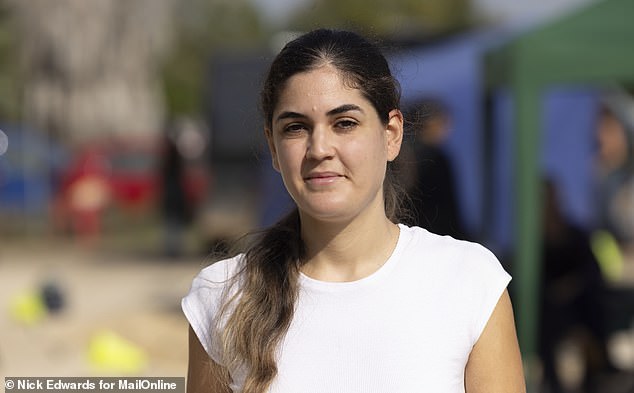 Market researcher Lucia Navarro, 35, one of the volunteers, told MailOnline: 'So many animals have come here since the tragedy'