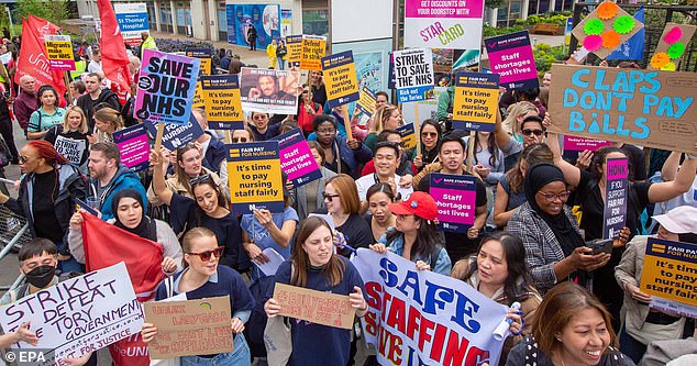 NHS workers at the Royal College of Nursing and Unite will strike in May 2023. The RCN has warned of a 'perfect storm' with more staff leaving and fewer people joining the profession