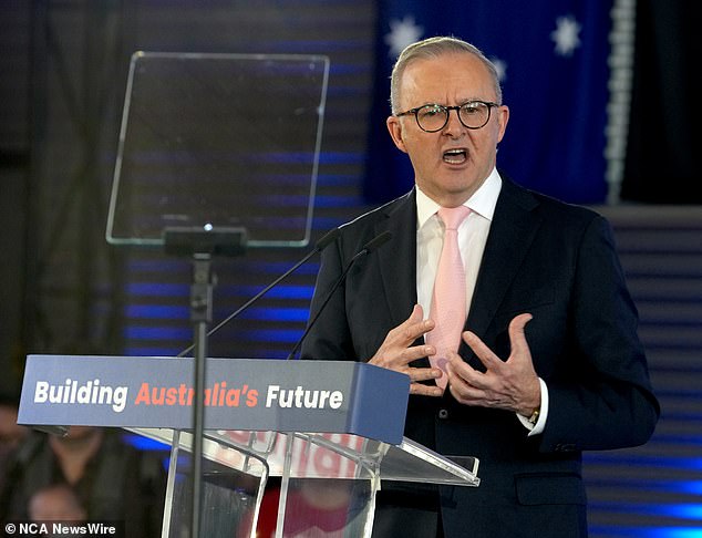 Prime Minister Anthony Albanese (pictured at a Labor campaign rally in Adelaide on Sunday) has proposed sweeping reforms to student debt