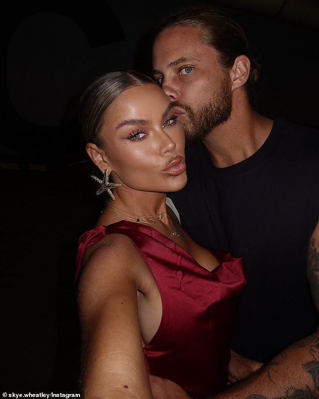 Skye Wheatley has caused confusion after sharing adorable photos with partner Lachlan Waugh just days after they announced their split. Both shown