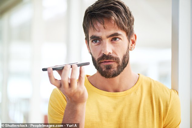 We all have that one friend who insists on flooding our phones with three-minute voice notes. But the days of having to take out your headphones to listen to these long messages are finally a thing of the past (stock image)